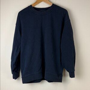 Lululemon Men's Navy Blue Sweater Size Large